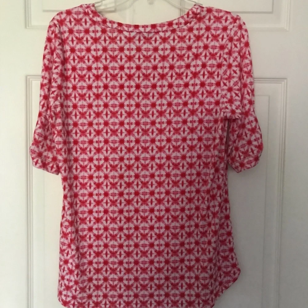 Susan Graver Liquid Knit Short Sleeve Top - Picture 2 of 5